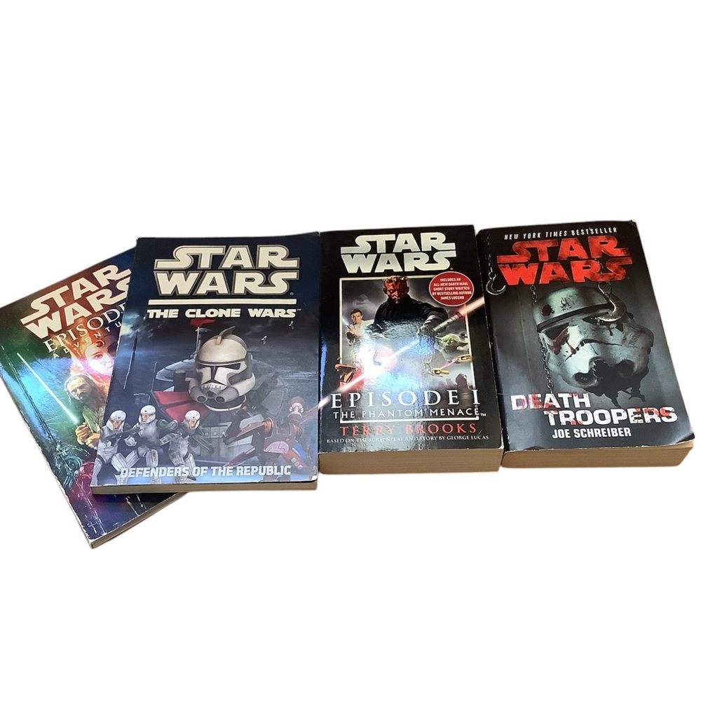 Lucas Books - bundle of 4 books. 2 novels 1 light read. 1 picture book.